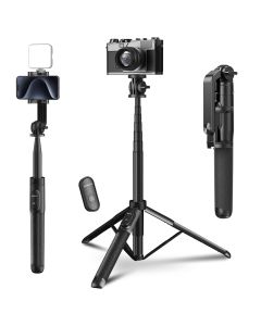 Mobilife 64" Bluetooth Selfie Stick Tripod (Aluminum, Multi-Function)
