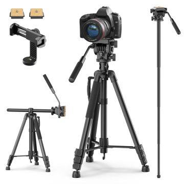 Ulanzi VT-02 Metal Camera Tripod (Heavy Duty, Portable, Adjustable)