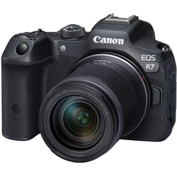 Canon EOS R7 Mirrorless Camera (32.5MP, 18–150mm Lens, 4K 120P)