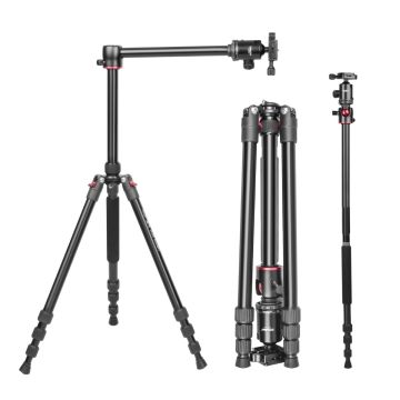 Digitek DTR 520 BH 152cm Foldable Tripod & Monopod (Aluminum, 7kg Load)