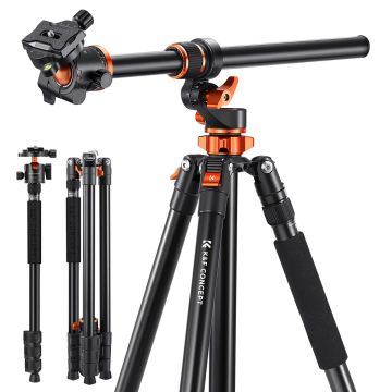 K&F Concept 90" Ultra High Tripod with Ball Head & Detachable Monopod (10kg Load)