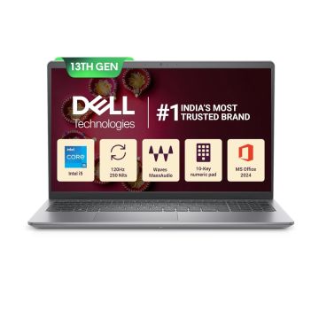 Dell 15 Thin & Light Laptop – Intel Core i5, 16GB RAM, 512GB SSD, FHD 15.6", Windows 11 – Grey