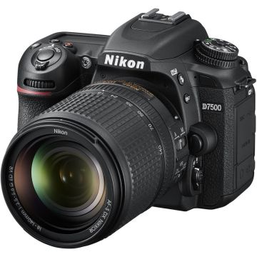 Nikon D7500 DSLR Camera (20.9MP, 18-140mm Lens, Black)