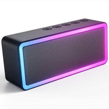 Portable 360° Bluetooth Speaker (17H Battery, Water-Resistant)Portable and Long-Lasting