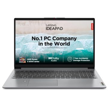 Lenovo IdeaPad 1 Ryzen 5 5500U 15.6" HD Laptop (8GB/512GB SSD, Grey)