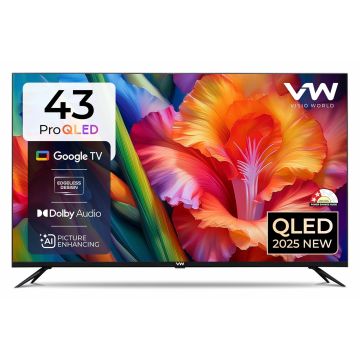 VW 43" Pro Series 4K QLED Smart Google TV – VW43GQ1