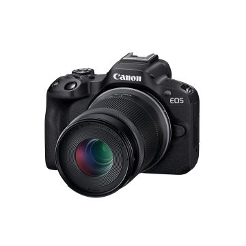 Canon EOS R50 Mirrorless Camera (18–45mm Lens, 24.2MP, 4K, Black)