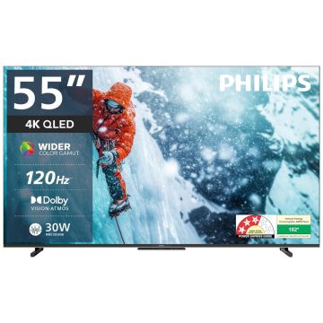Philips 55" 8100 Series 4K Smart QLED Google TV – 55PQT8100/94