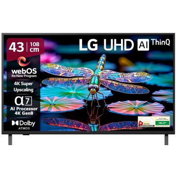 LG 43" UA82 Series 4K Smart webOS LED TV – 43UA82006LA